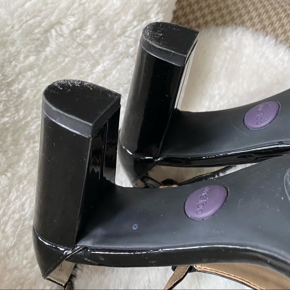 me too black patent shoe ankle strap SIZE 7-1/2 M - Picture 5 of 10